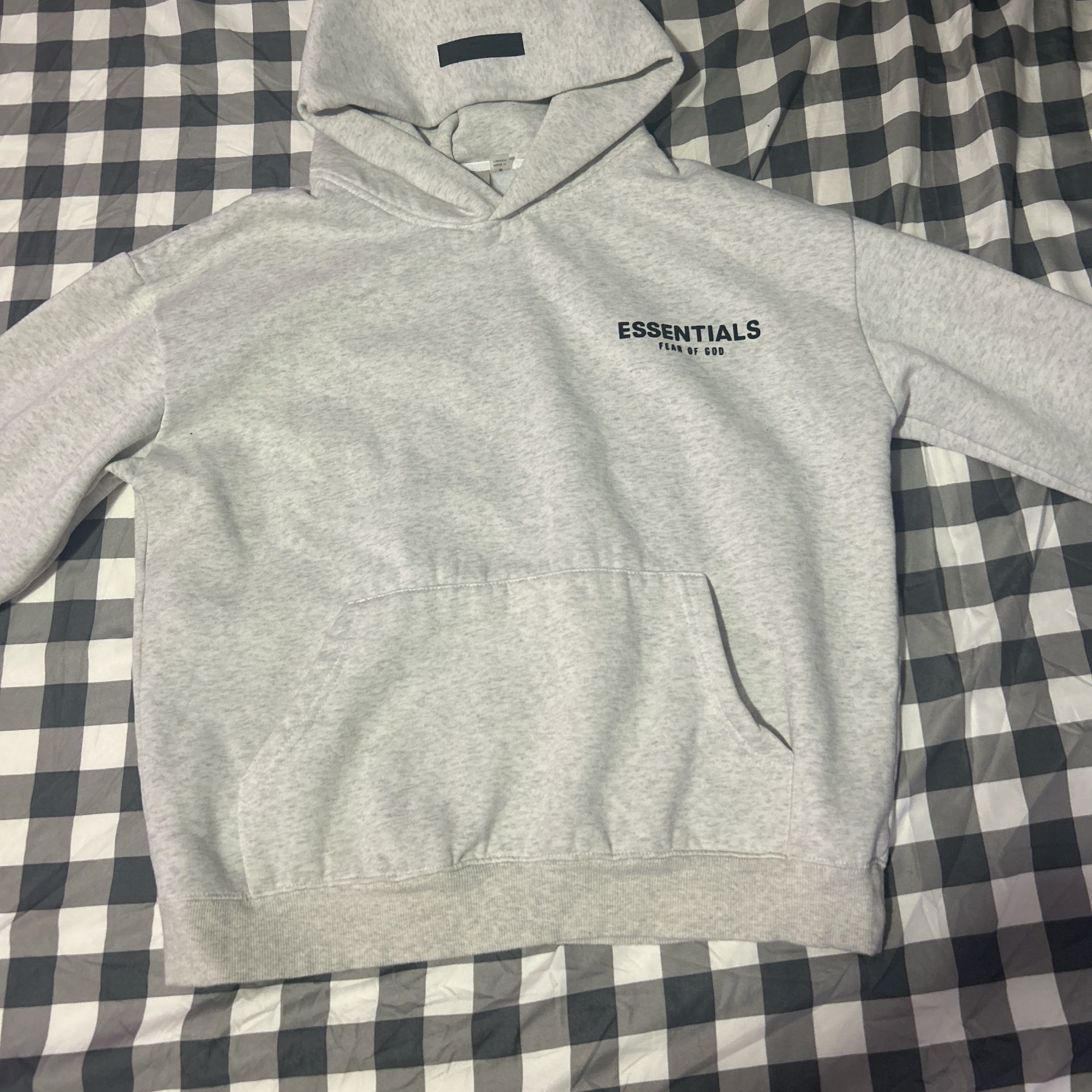 Oatmeal Grey Essentials Hoodie