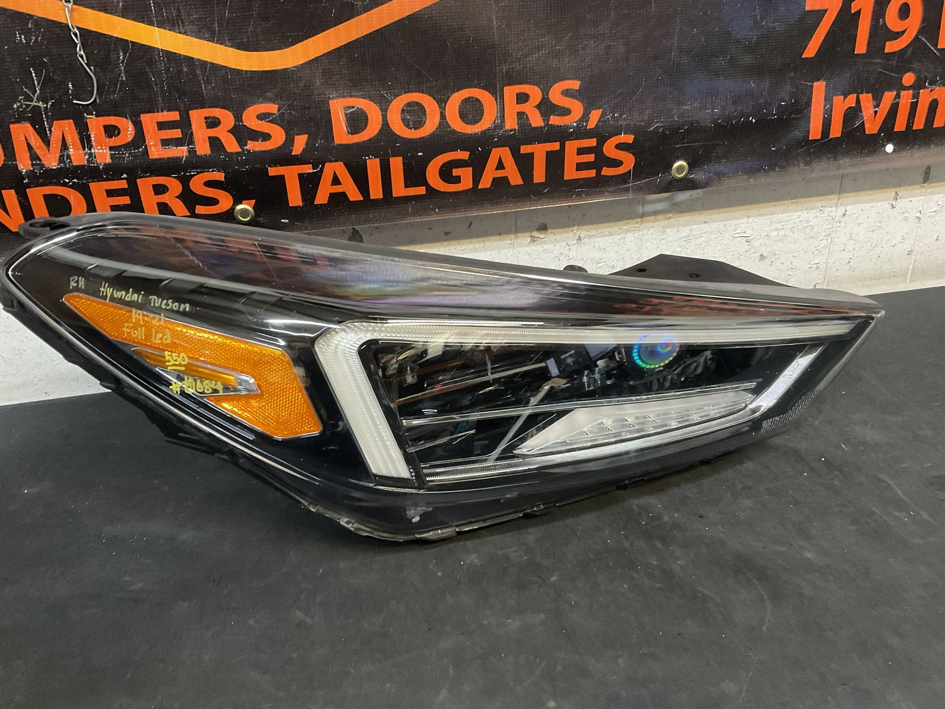 HYUNDAI TUCSON 2019-2021 RH HEADLIGHT FULL LED OEM