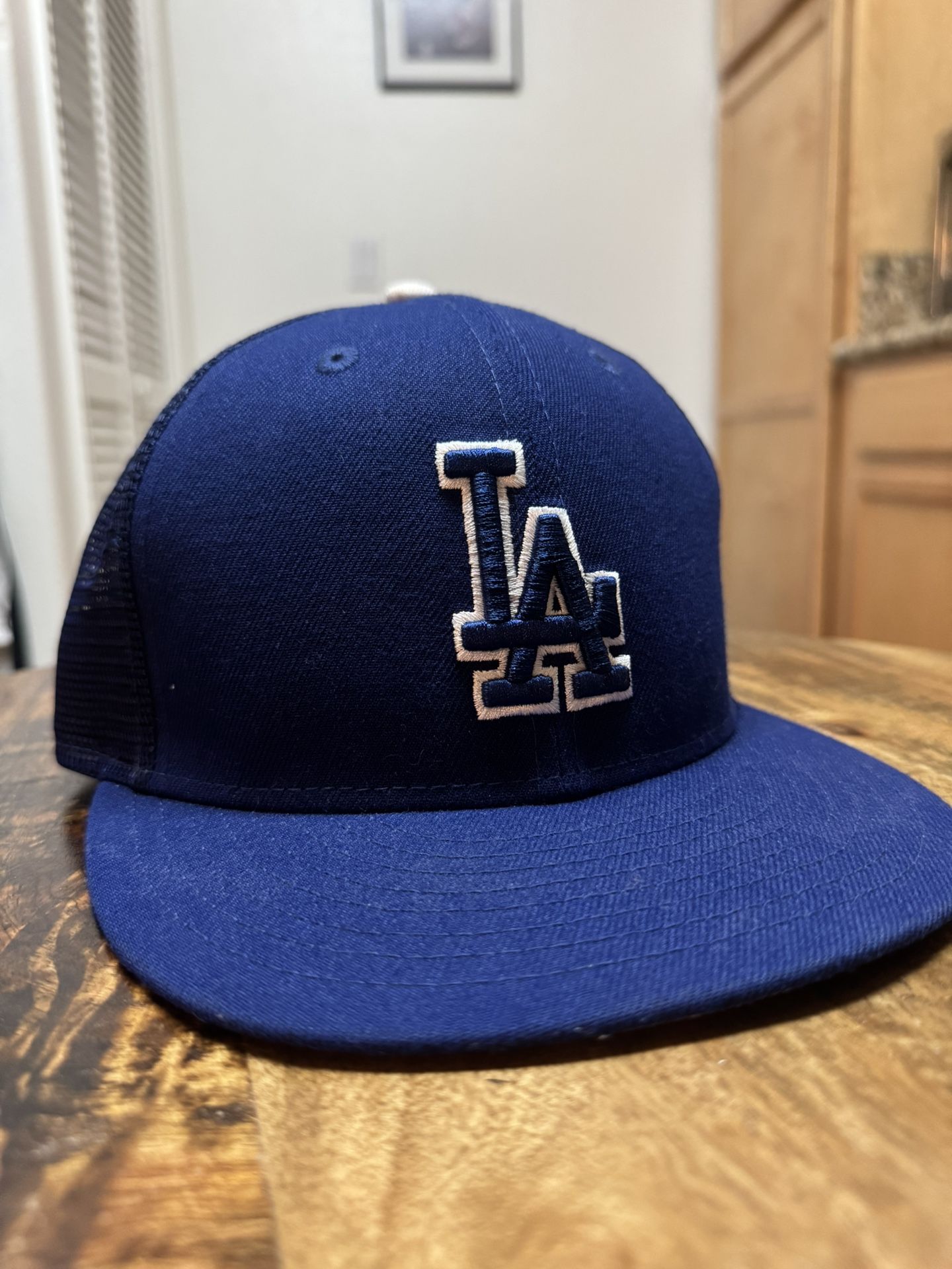 L.A. Dodgers New Era Trucker/Mesh Fitted Hat 7 1/4th