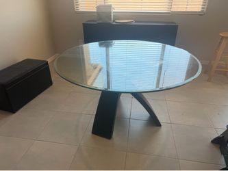 Glass table