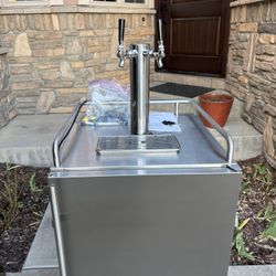 Outdoor Undercounter Dual Tap Kegerator