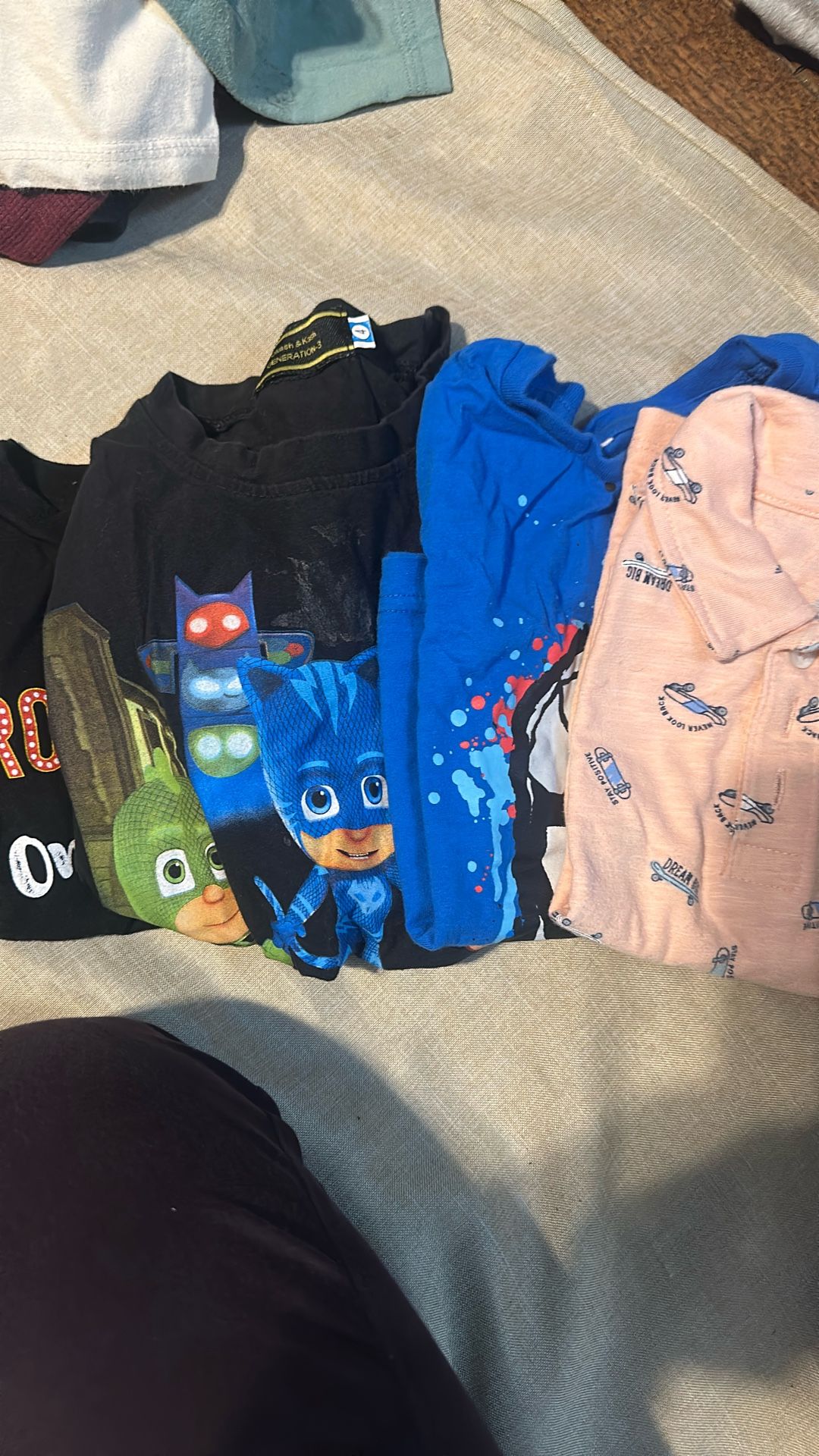 Set Of Four Oshkosh & More T Shirts Size 4t Boys
