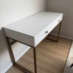 Desk/Vanity With Drawers 
