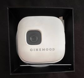CINEMOOD TV Portable Smart Mini Projector White w/ Original Box Wi-Fi