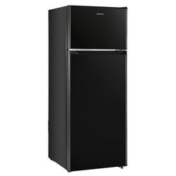 7.7 Cu.Ft. Refrigerator with Freezer, Double Door Fridge, Adjustable