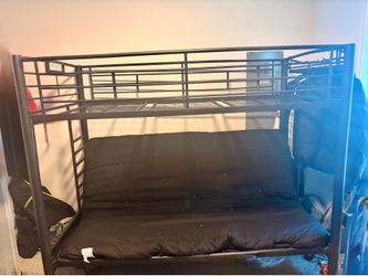 Full-twin futon bunk bed