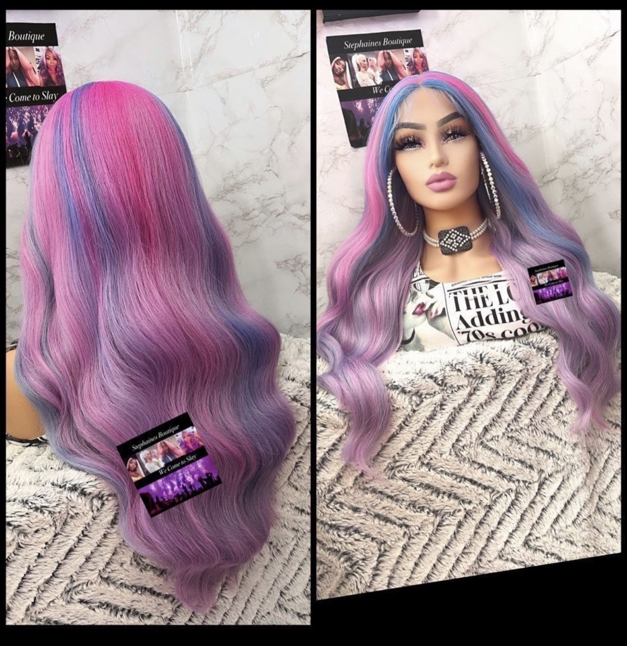 Human Hair Blended Lace Front Wig