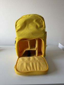Brevitē Jumper 18L Camera Backpack – Lemon Yellow + Extra Dividers