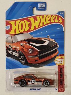 HOT WHEELS . THEN AND NOW . 1969 DATSUN 240Z.