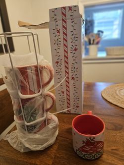 Cup Xmas theme  (Set Of 4)