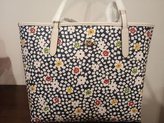 Coach New York purse bag Deep Blue/Chalk Multi (Style Code: CBI53).