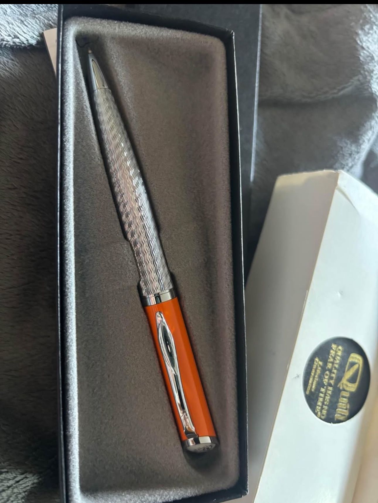 Orange Crush Logo Pen