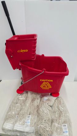 Mop Bucket with 4 heads