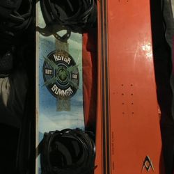 Snowboards, Bindings, And Boots