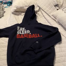 Men's Small Baseball Hoodie 