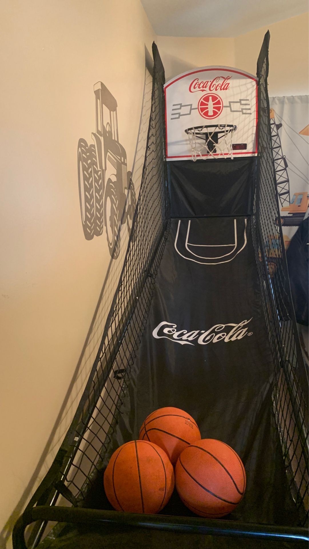 Single Shot Indoor Basketball Hoop