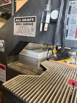 All Craft 12" Bench Bandsaw – Variable Speed – Great Condition