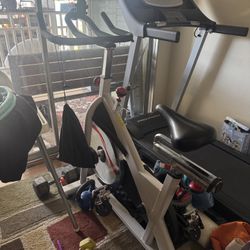 Treadmill And Stationary Bike 