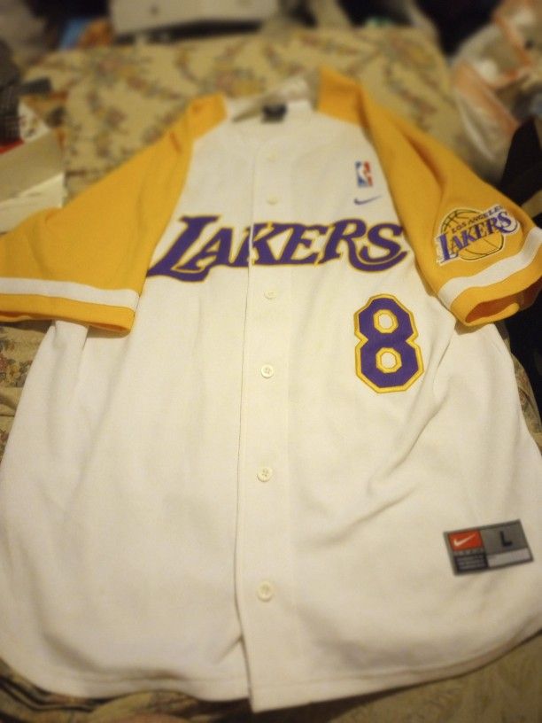 vintage lakers baseball jersey