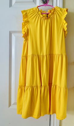 Nordstrom - Walking on Sunshine Flutter Sleeve Girl’s Dress