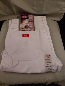 Dickies White Painter Pants 36x32