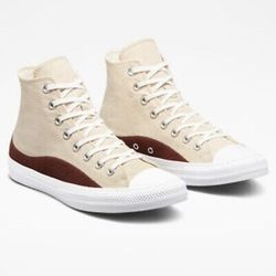  Converse Chuck Taylor All Star Craft Mix High Natural Red Oak size 10