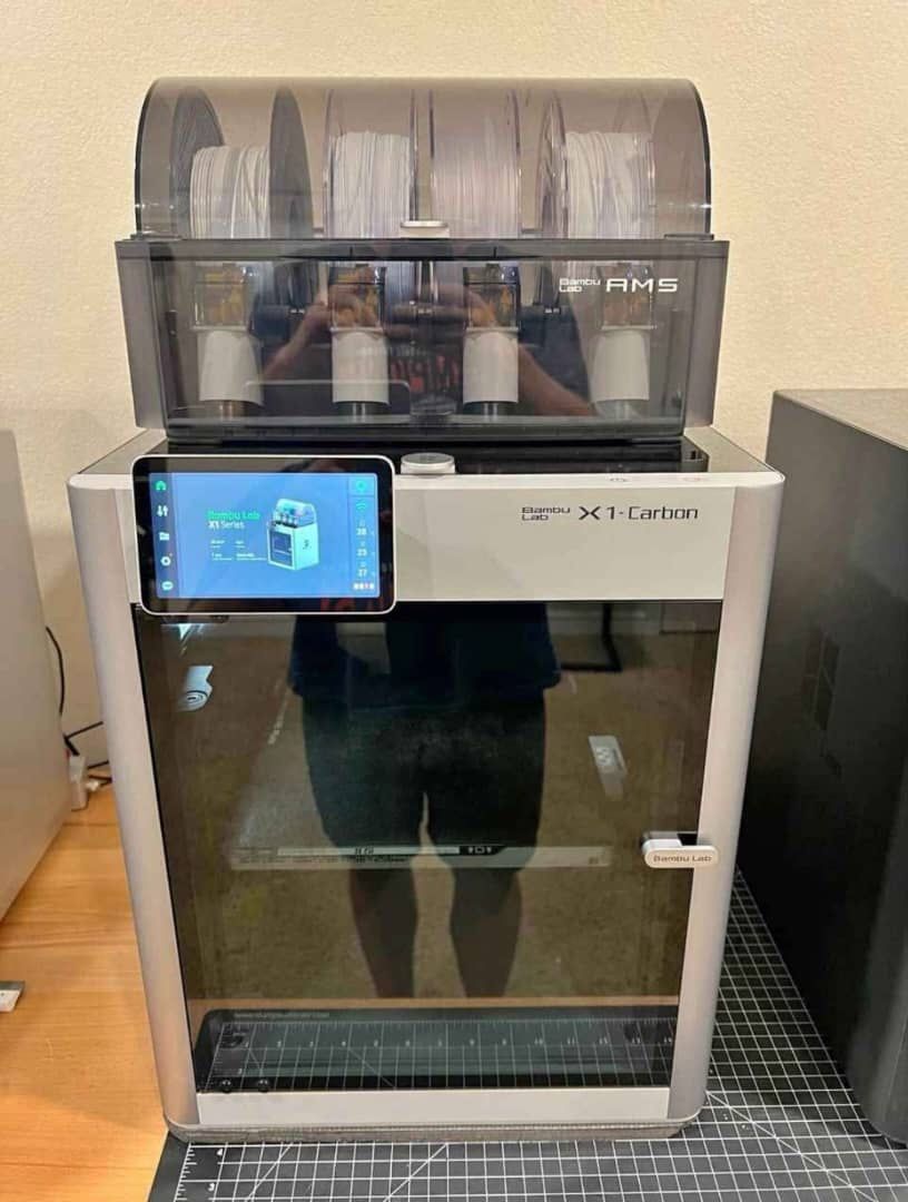 Bambu Lab X1 Carbon With Upgrades and Accessories