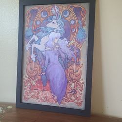 The Last Unicorn Hanging Frame