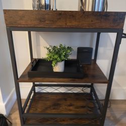 Brown Bar Cart