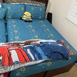 Full Mattress Frame With Tulo Mattress 