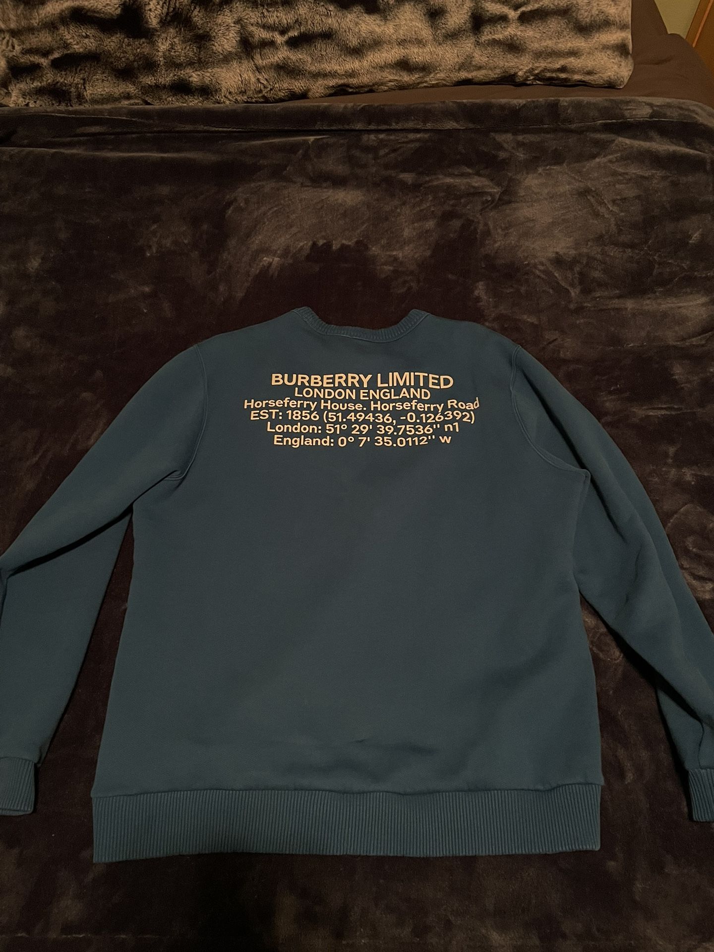 Burberry blue sweater