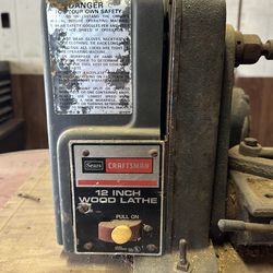 12 Inch Wood Lathe plus work bench