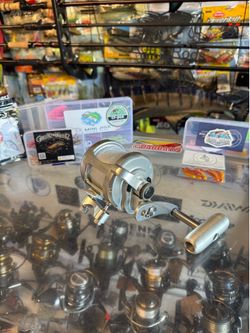 (Murrieta) Accurate boss 665 twin drag salt water fishing reel ready to fish.