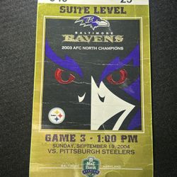 !! Big Ben Roethlisberger Debut Game Ticket Stub