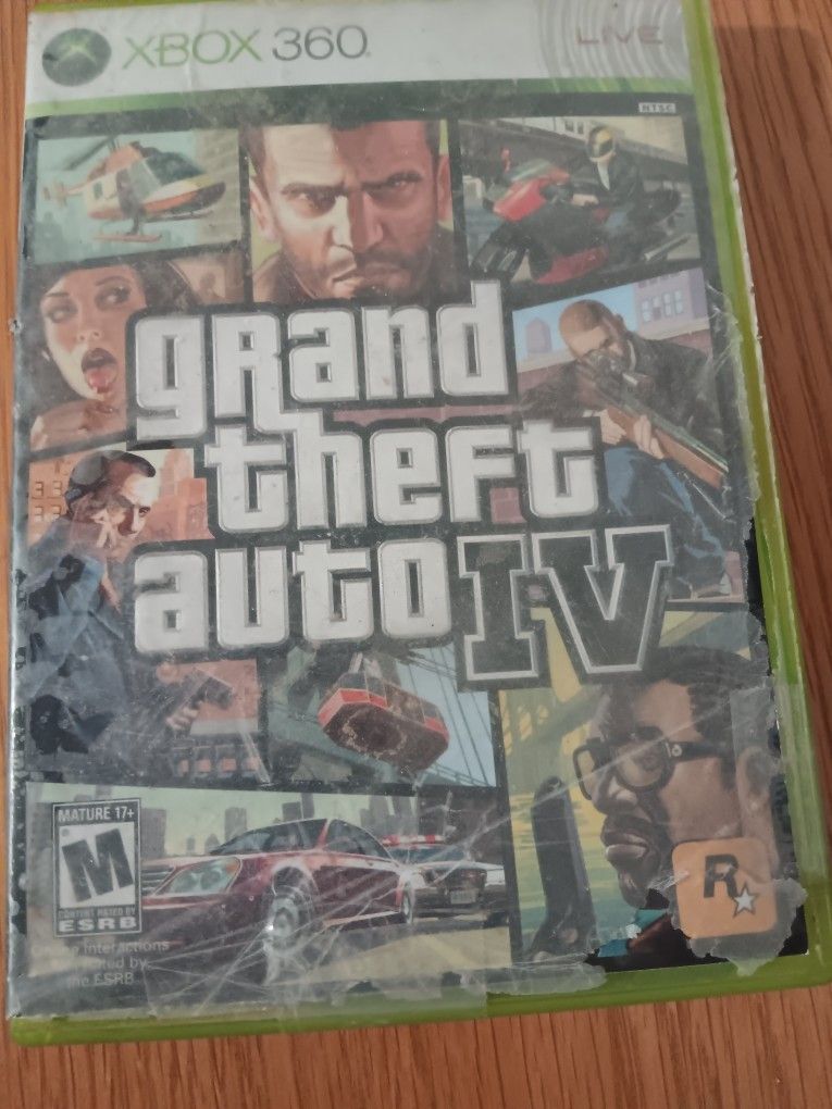 GRAND THEFT AUTO 4 XBOX 360 GAME