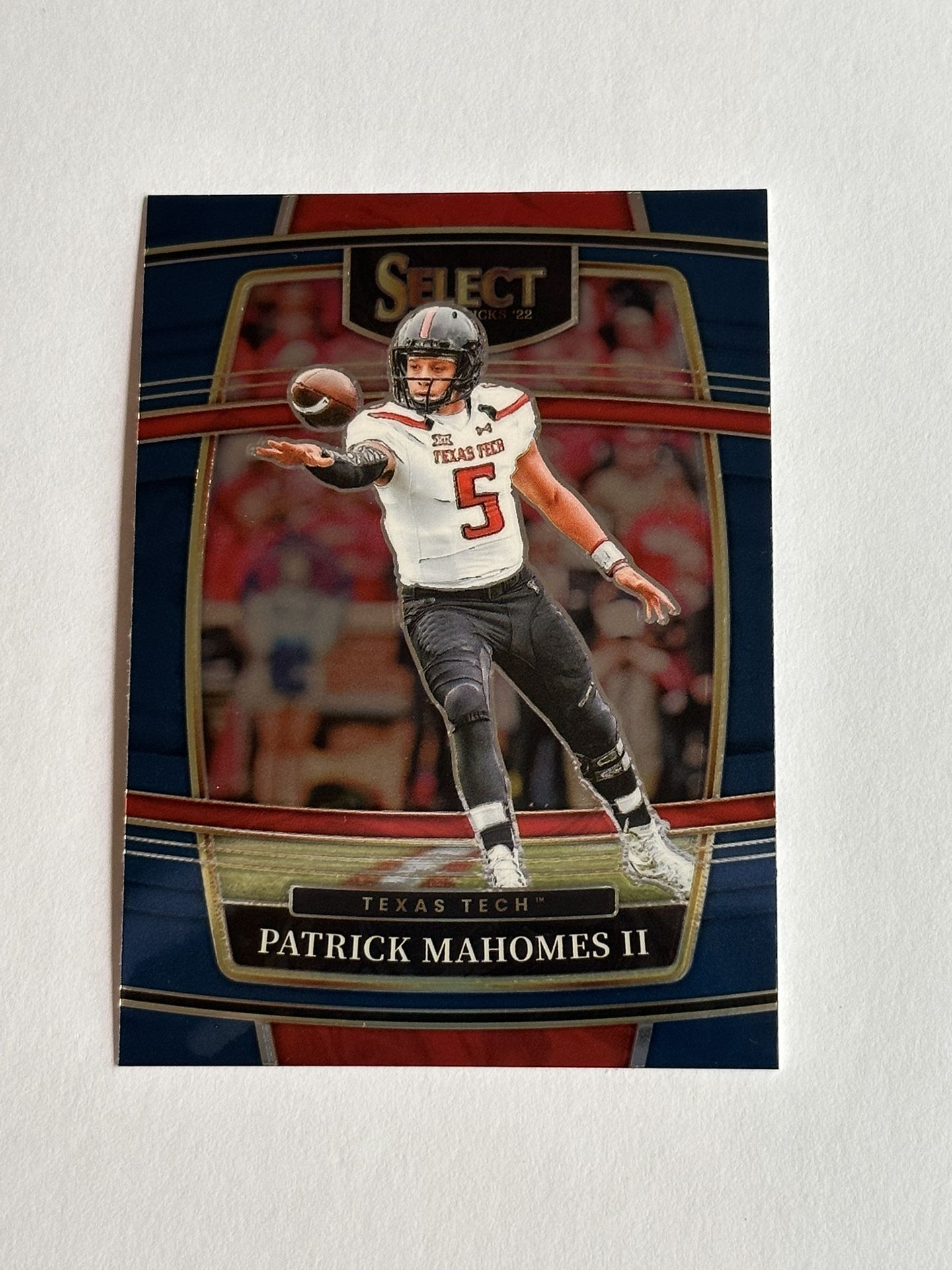 2022 Panini Select Draft Picks - Concourse Blue #26 Patrick Mahomes II