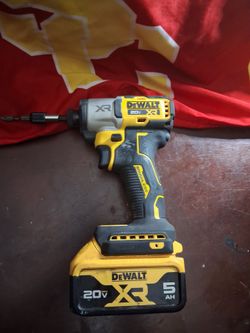 Dewalt 20v impact XR with 20v xr 5ah bat