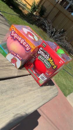 squishy peach and apple