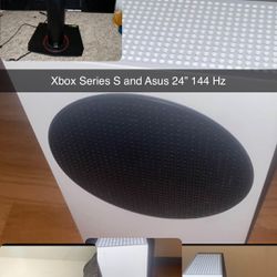 Xbox Series S & Asus Monitor