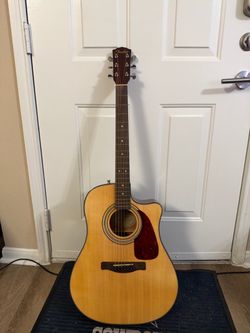 Fender Acoustic-Electric Cutaway Guitar with case