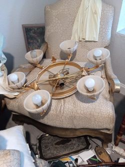 Gorgeous Alabaster Chandelier