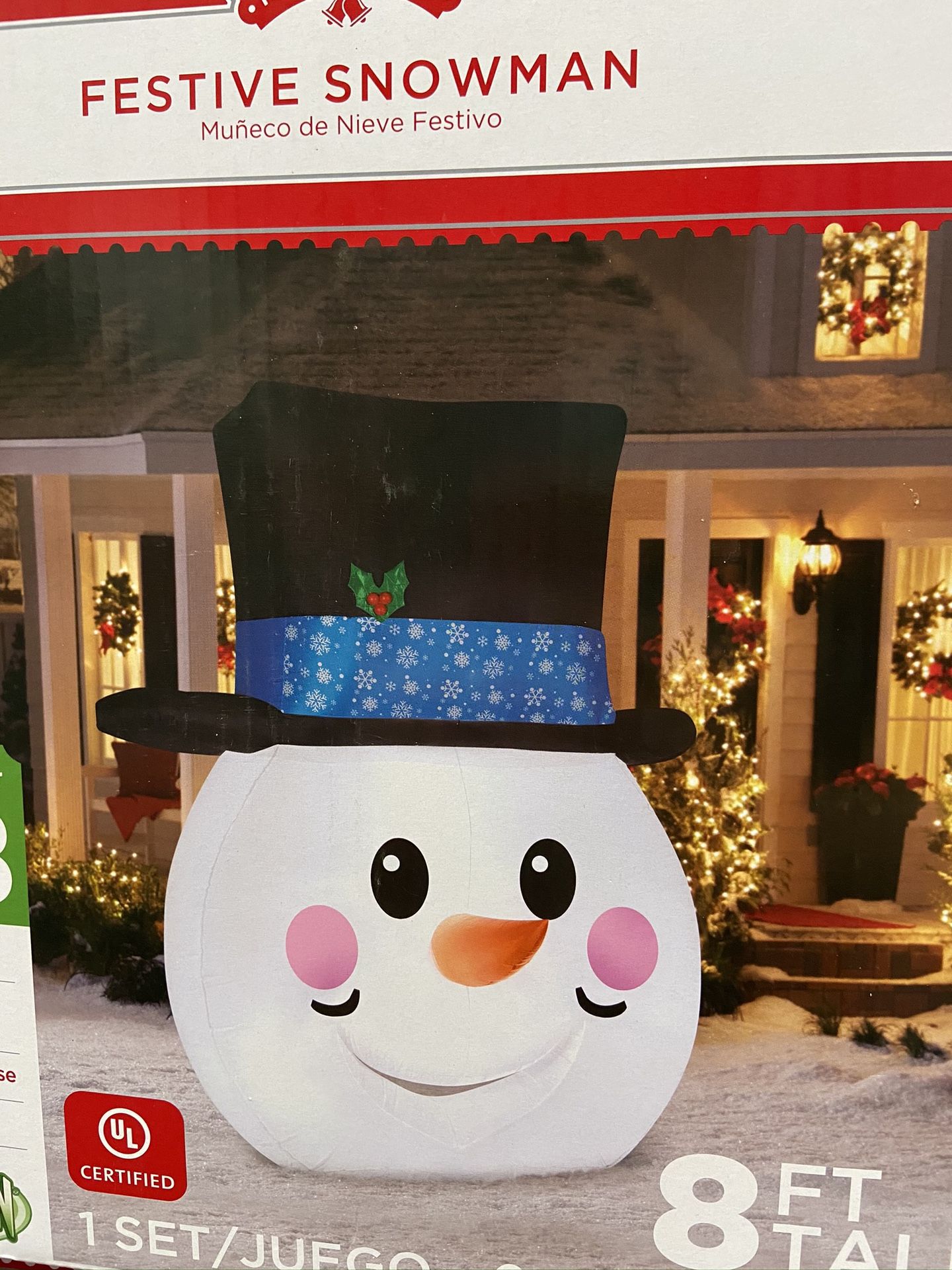 New snowman outdoor decoration Christmas Xmas