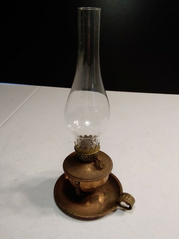 Vintage Copper Mini Oil Lamp