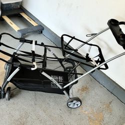 Graco Double Stroller Baby Trend Snap-N-Go Double Stroller - Universal  Frame For 2 Infant Car Seats Infant Car Seat Travel System