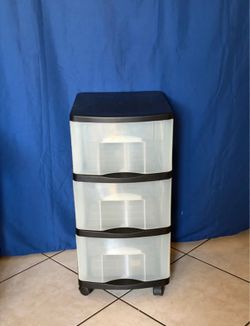 Sterilite 3-drawer Plastic Storage Cart