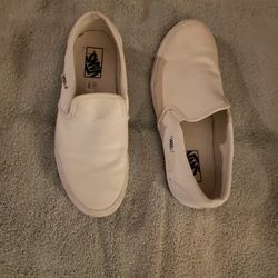 White Vans Canvas Shoes