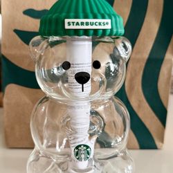 Collectible Starbucks Glass Bear 🐻 Cup