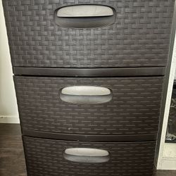 Sterilite 3-Drawer Wide Weave Tower – Espresso