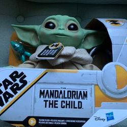 Brand new talking plush baby yoda the mandalorian the child