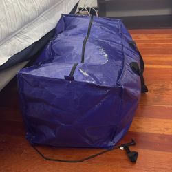 Xtra Large Double Zipper Heavy Duty Luggage Tote